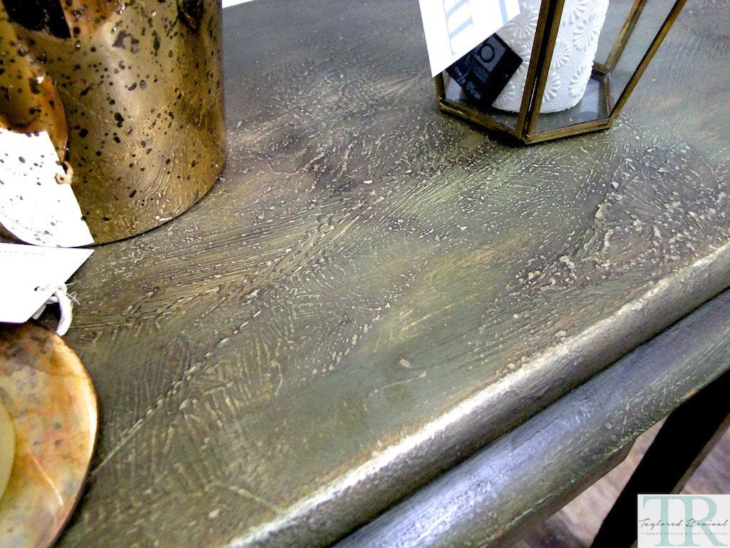 Not For Sale - Commissioned Hall Table in creative bespoke finish