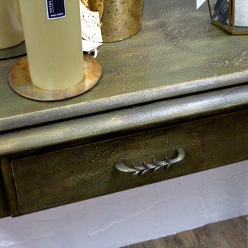 Not For Sale - Commissioned Hall Table in creative bespoke finish