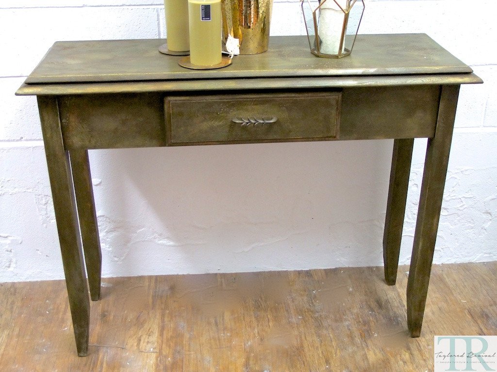 Not For Sale - Commissioned Hall Table in creative bespoke finish