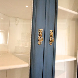 Not For Sale - Commissioned display cabinet in blended Greek Blue Chalk Paint™
