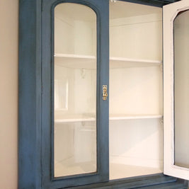 Not For Sale - Commissioned display cabinet in blended Greek Blue Chalk Paint™