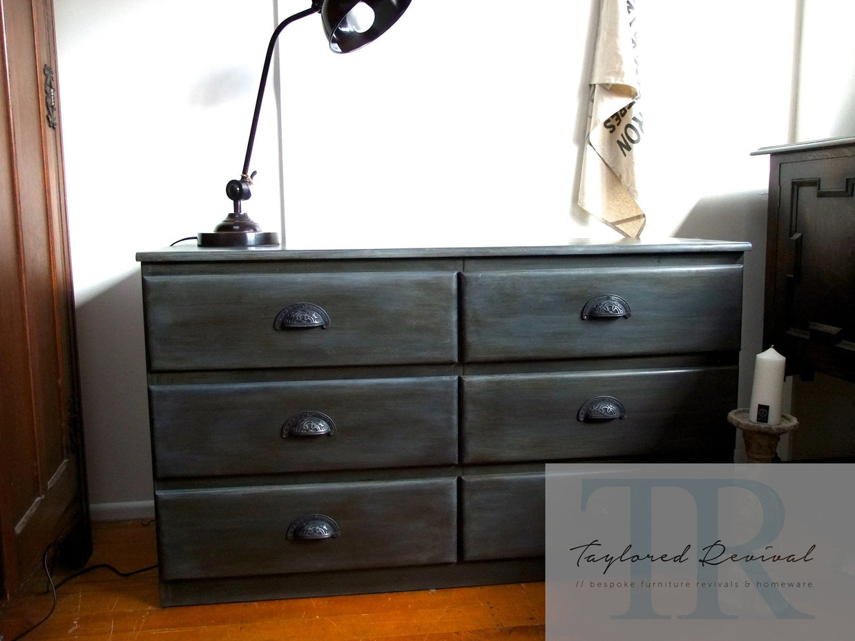 Not For Sale - Commissioned set of drawers in a custom Industrial style finish