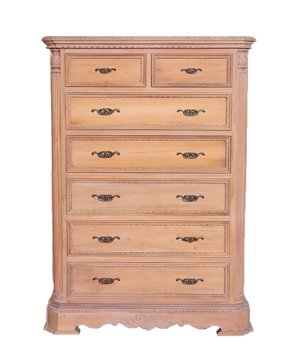 Not For Sale - Commissioned Chest of drawers in Midnight & Black wax