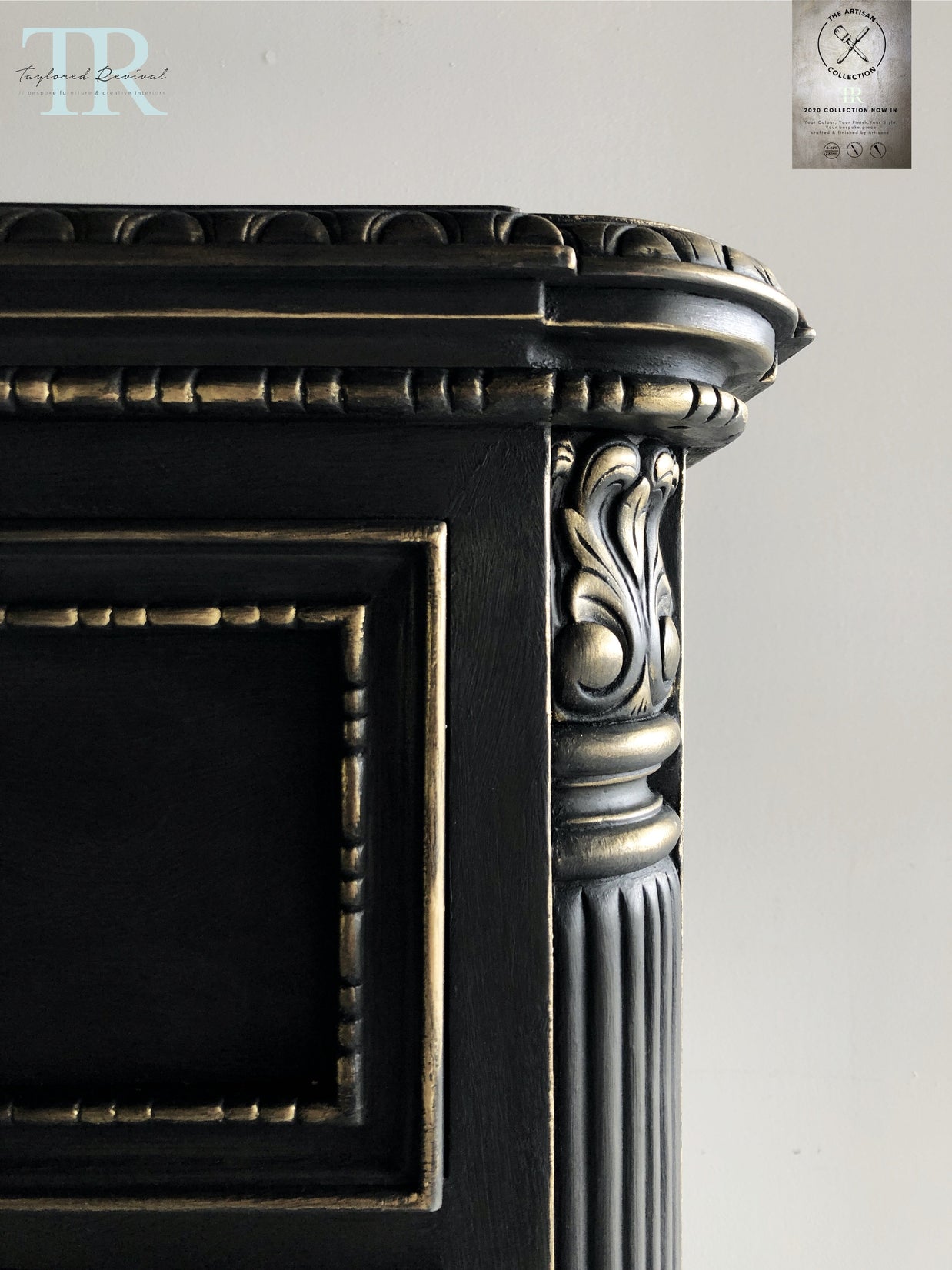 Not For Sale - Commissioned Chest of drawers in Midnight & Black wax