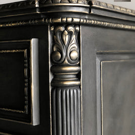 Not For Sale - Commissioned Chest of drawers in Midnight & Black wax