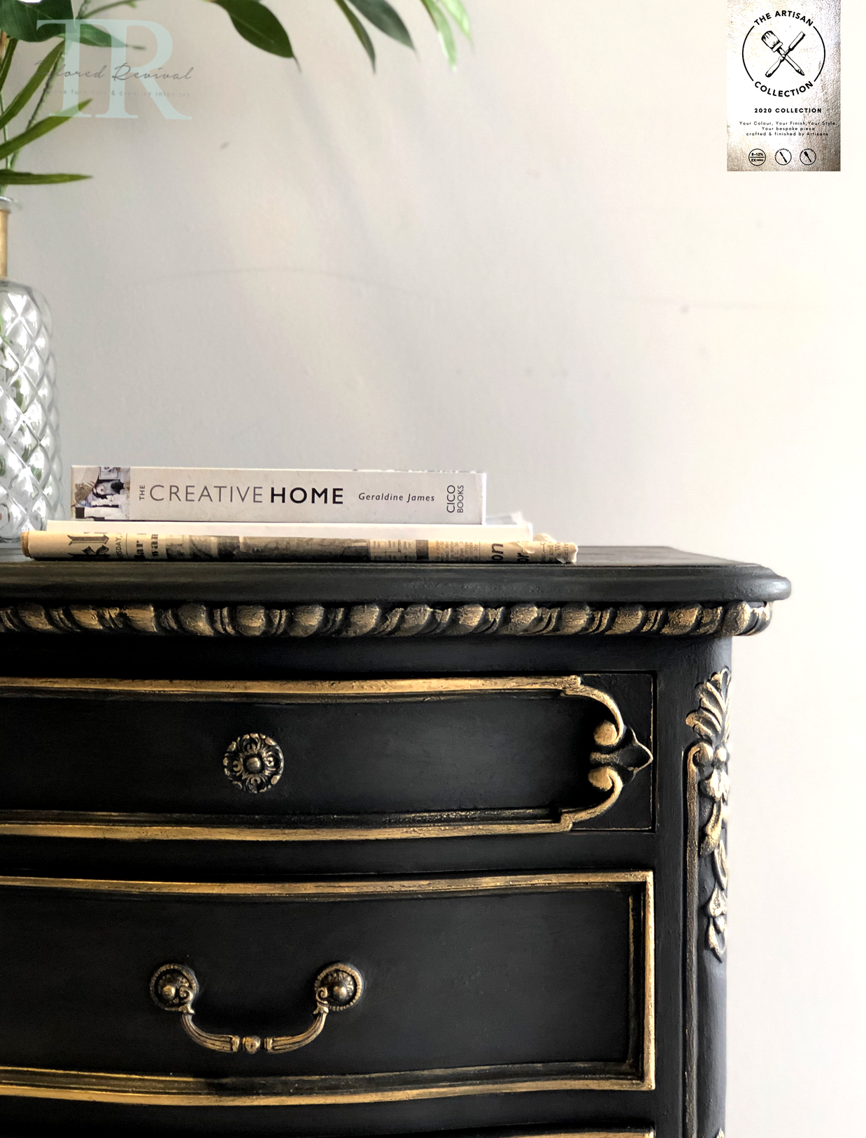 Not For Sale - Commissioned Bedside tables in Midnight Chalk Paint