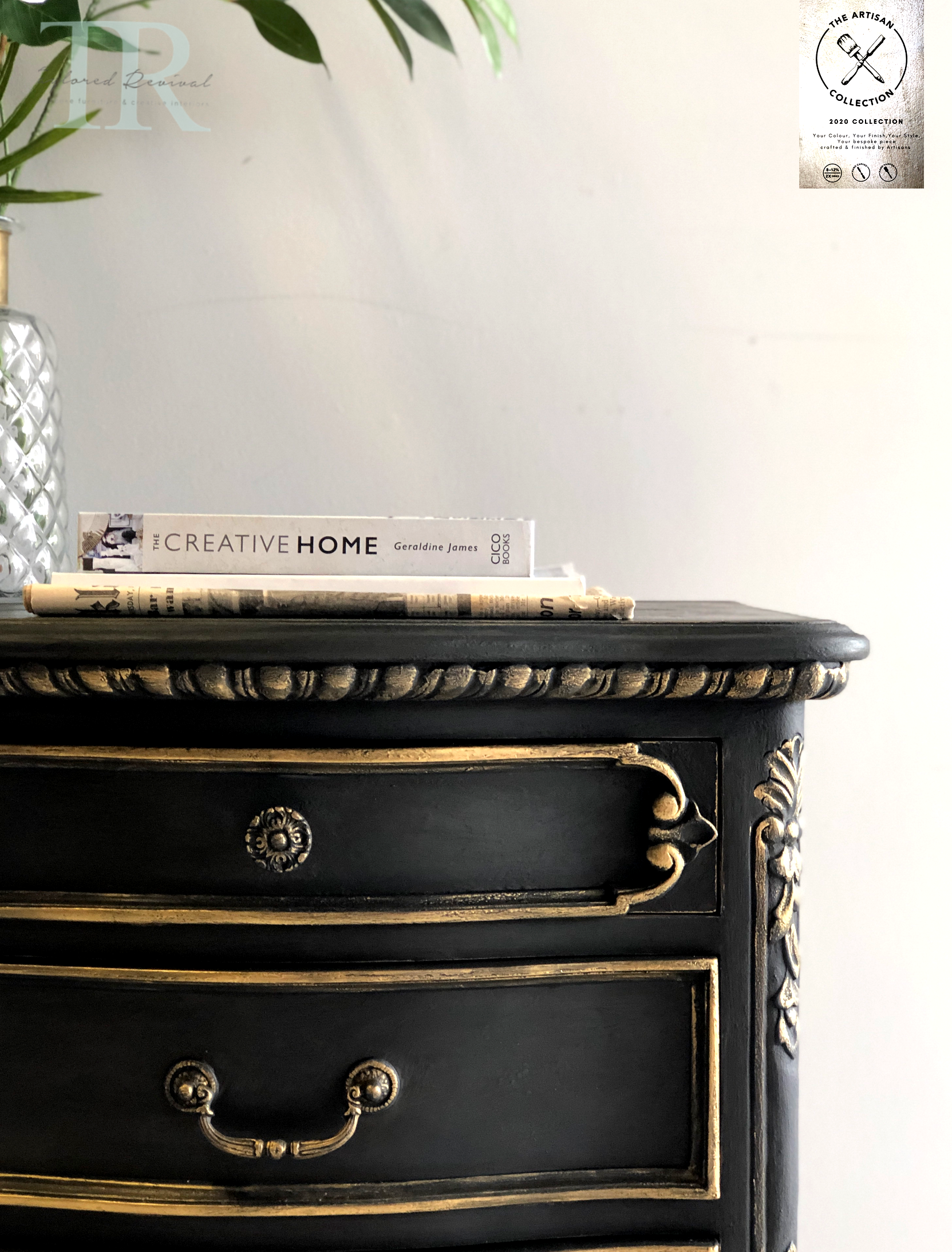 Not For Sale - Commissioned Bedside tables in Midnight Chalk Paint