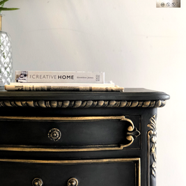 Not For Sale - Commissioned Bedside tables in Midnight Chalk Paint