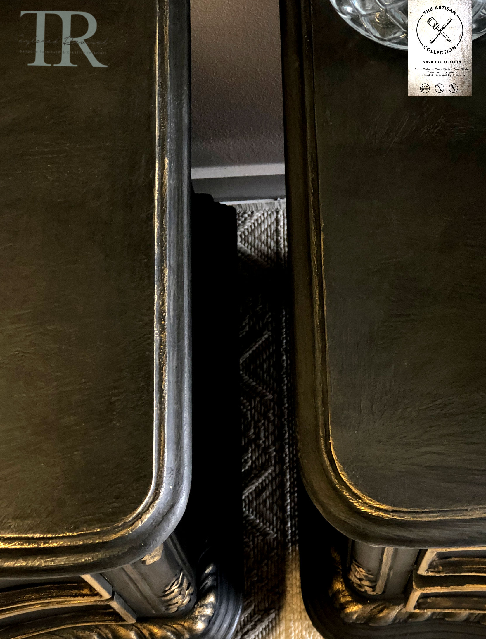 Not For Sale - Commissioned Bedside tables in Midnight Chalk Paint