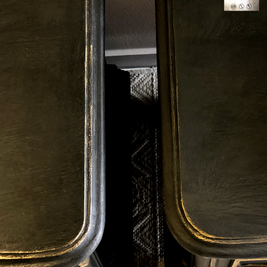 Not For Sale - Commissioned Bedside tables in Midnight Chalk Paint