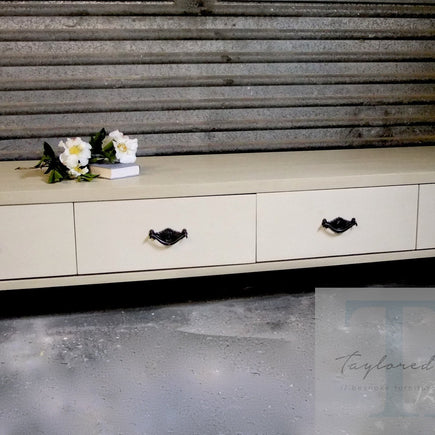 Not For Sale - Commissioned bedside and low cabinet in country grey