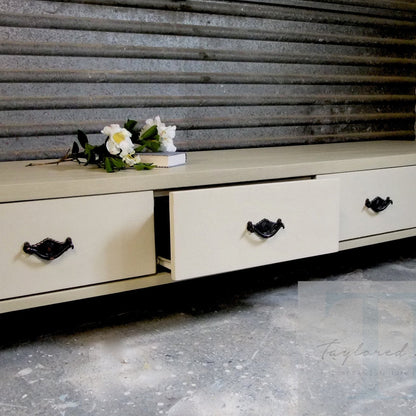 Not For Sale - Commissioned bedside and low cabinet in country grey