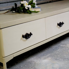 Not For Sale - Commissioned bedside and low cabinet in country grey