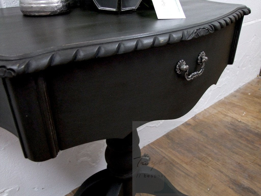Not For Sale - Commissioned table and chair in Graphite