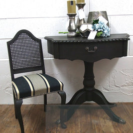 Not For Sale - Commissioned table and chair in Graphite