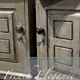 Not For Sale - Leia & Fleur: Hand painted bedside tables