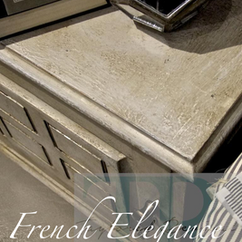 Not For Sale - Leia & Fleur: Hand painted bedside tables