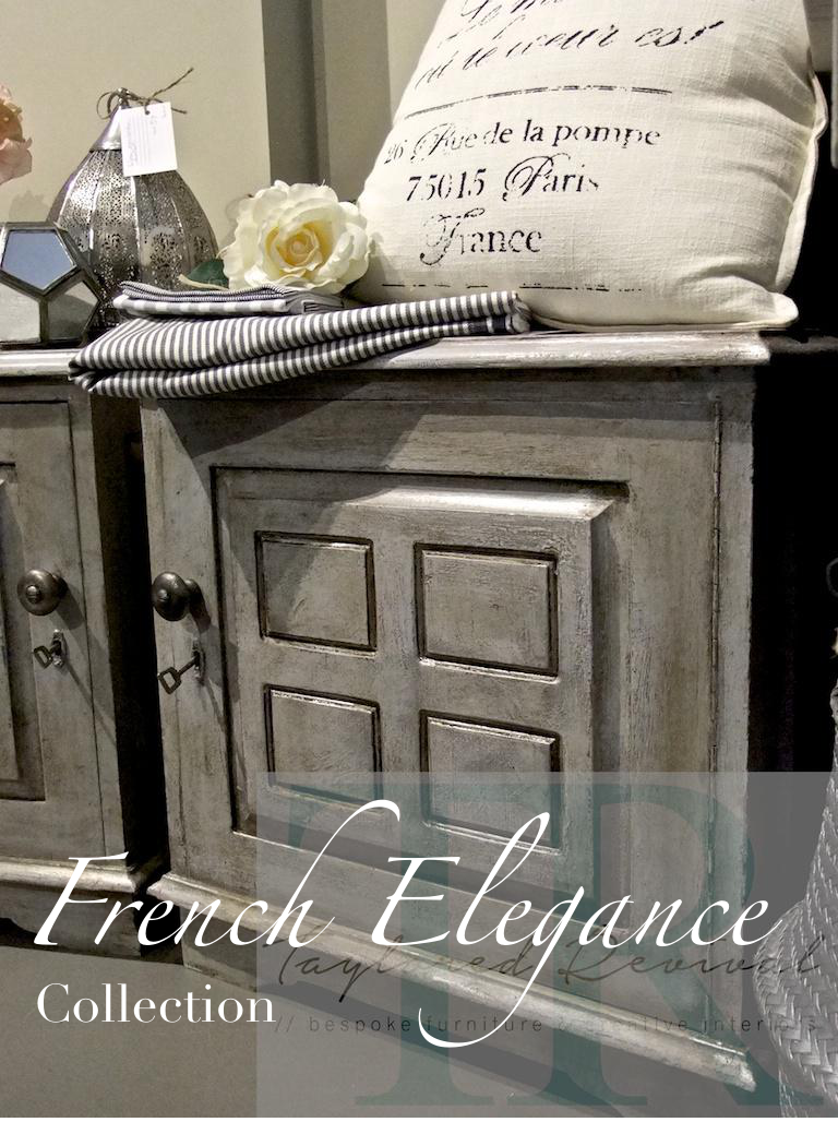 Not For Sale - Leia & Fleur: Hand painted bedside tables