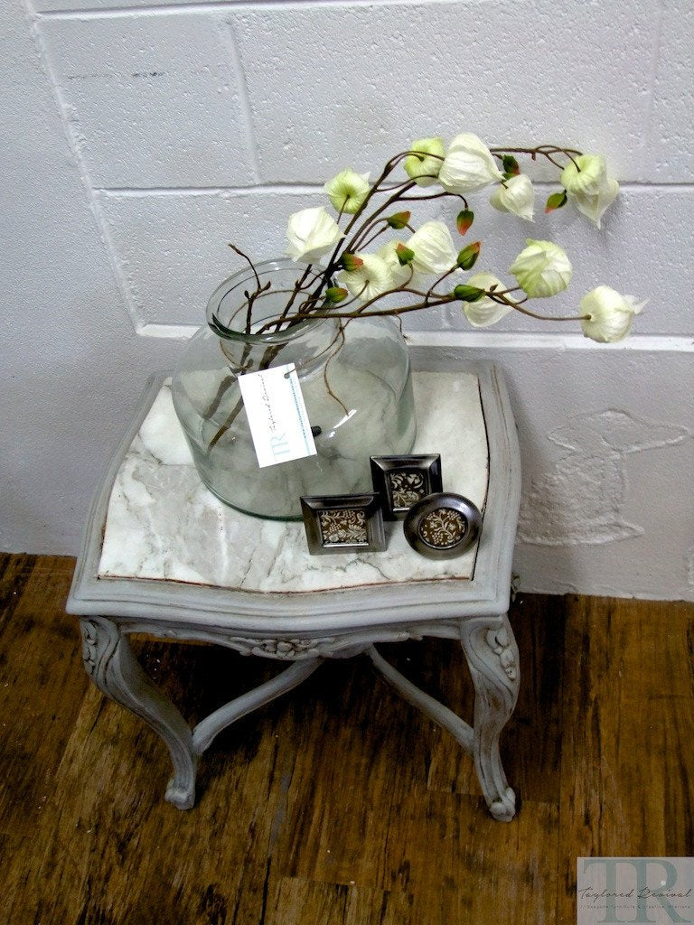 Not For Sale - Commissioned marble side table