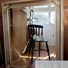 Commissioned french provincial inspired mirror