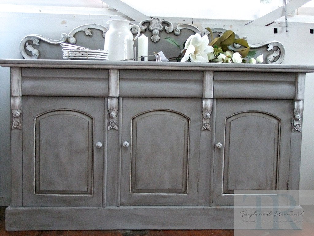 Not For Sale - Commissioned Sideboard in Paris Grey and White