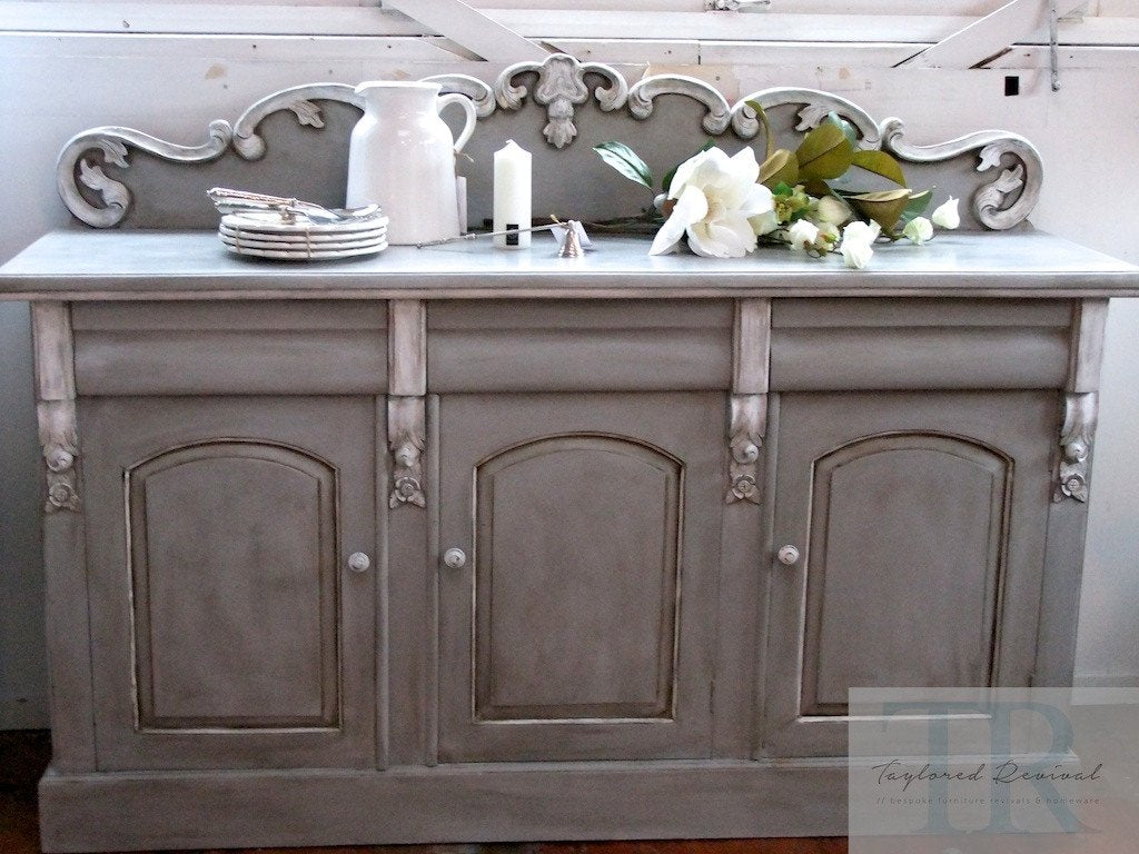 Not For Sale - Commissioned Sideboard in Paris Grey and White