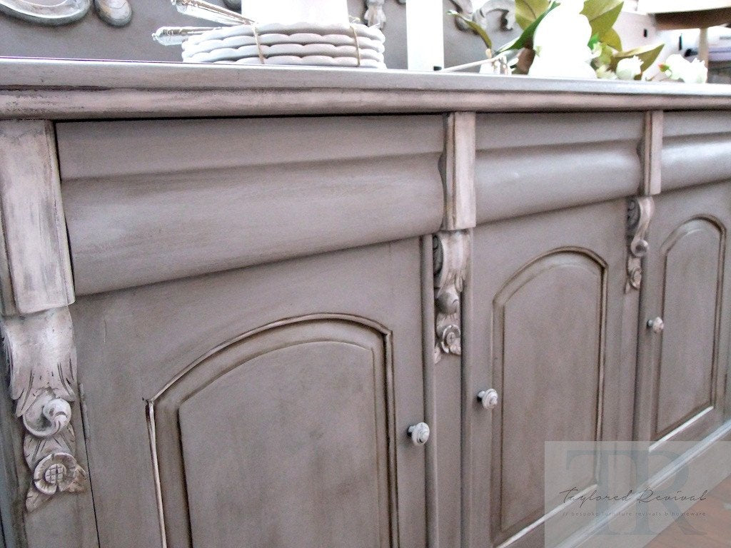Not For Sale - Commissioned Sideboard in Paris Grey and White