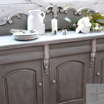 Not For Sale - Commissioned Sideboard in Paris Grey and White