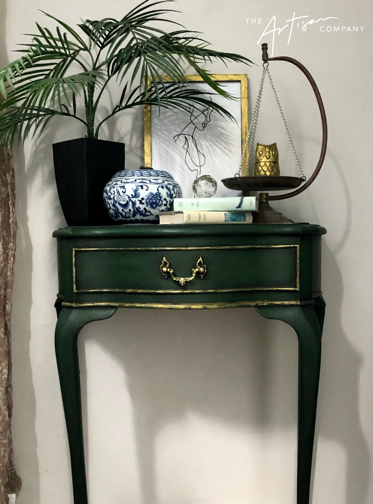 Not For Sale - Small hall table in Artisan Gretel's Forest
