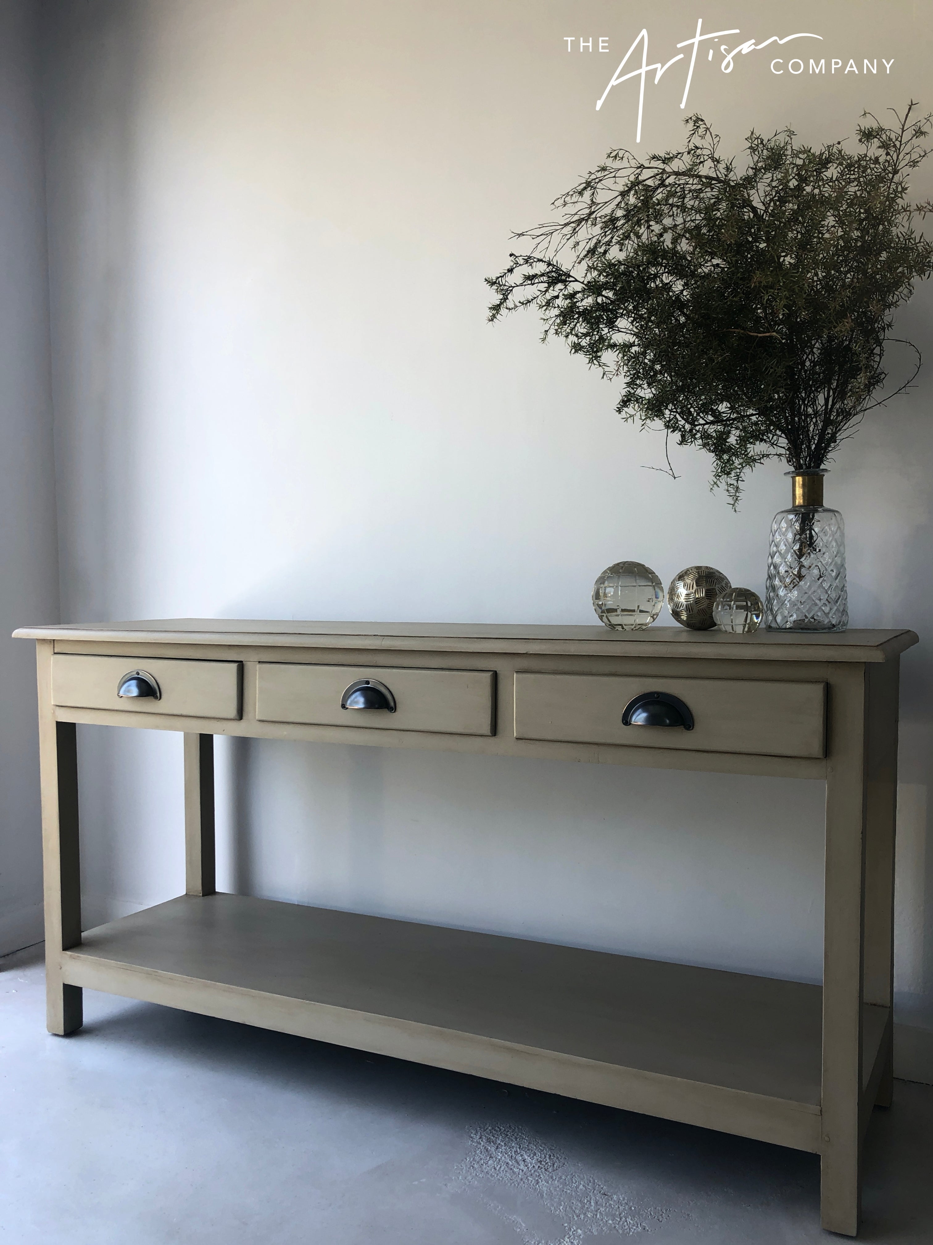 Not For Sale - Commissioned Hall Table in Artisan Premium Chalk Paint