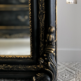 Not For Sale - Commissioned Mirror in Victorian Black and Gold