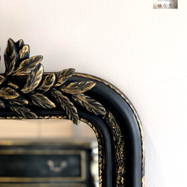 Not For Sale - Commissioned Mirror in Victorian Black and Gold
