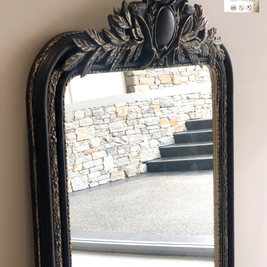 Not For Sale - Commissioned Mirror in Victorian Black and Gold