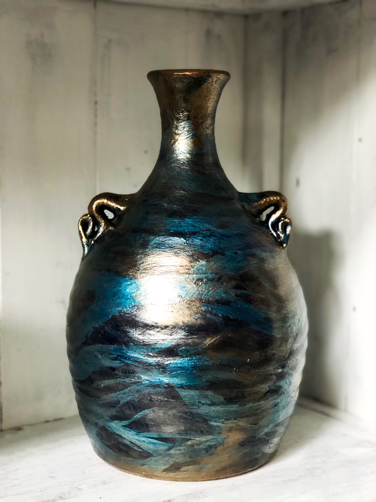 Nelly Hand painted Bespoke Vase