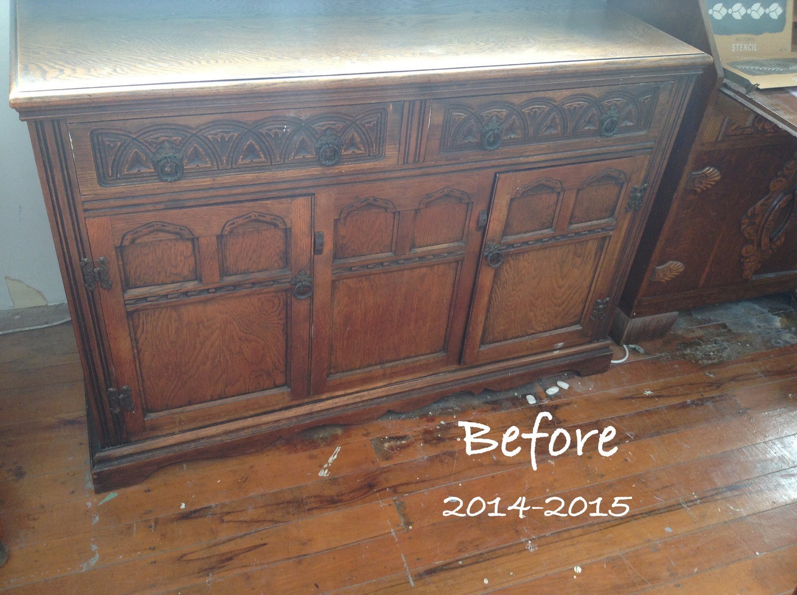 Not For Sale - Commissioned Sideboard in White and Gold
