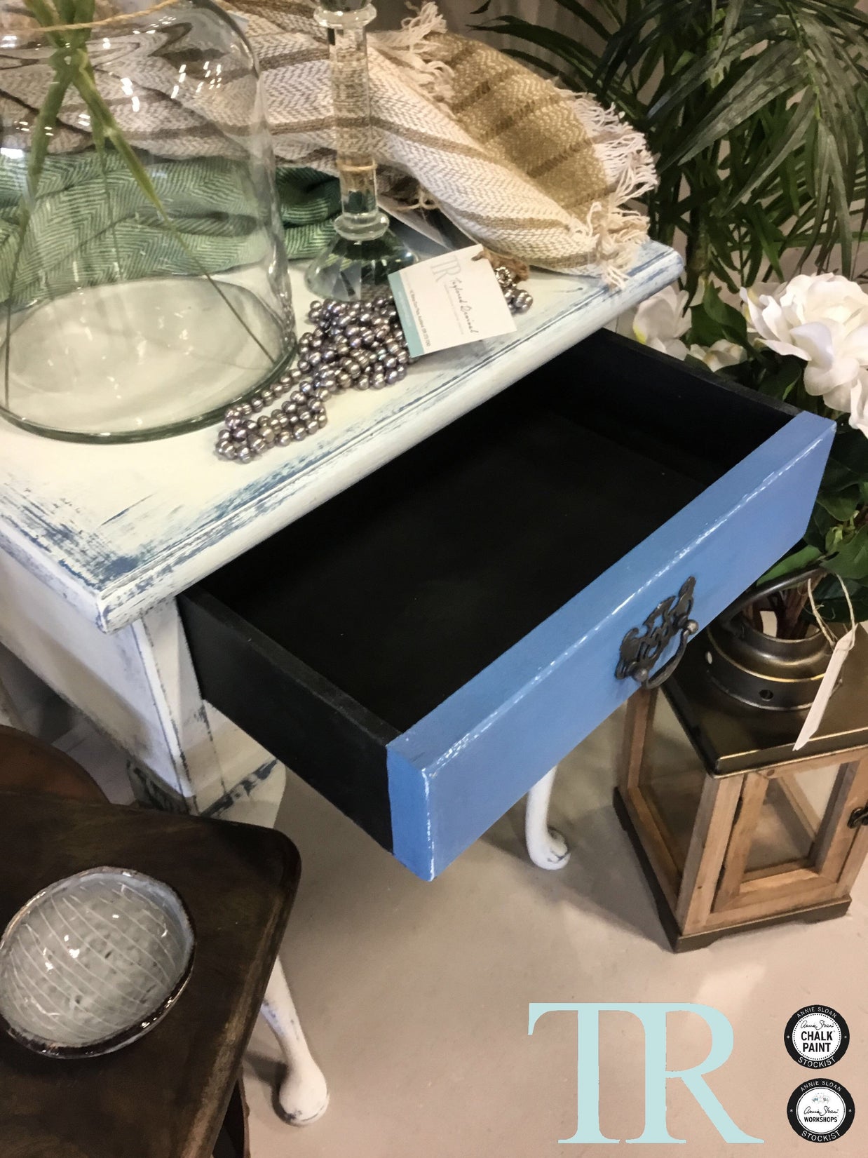 Not For Sale - Alina: Queen Anne style mahogany bedside table