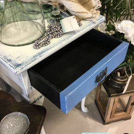 Not For Sale - Alina: Queen Anne style mahogany bedside table