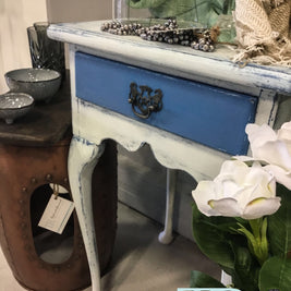 Not For Sale - Alina: Queen Anne style mahogany bedside table