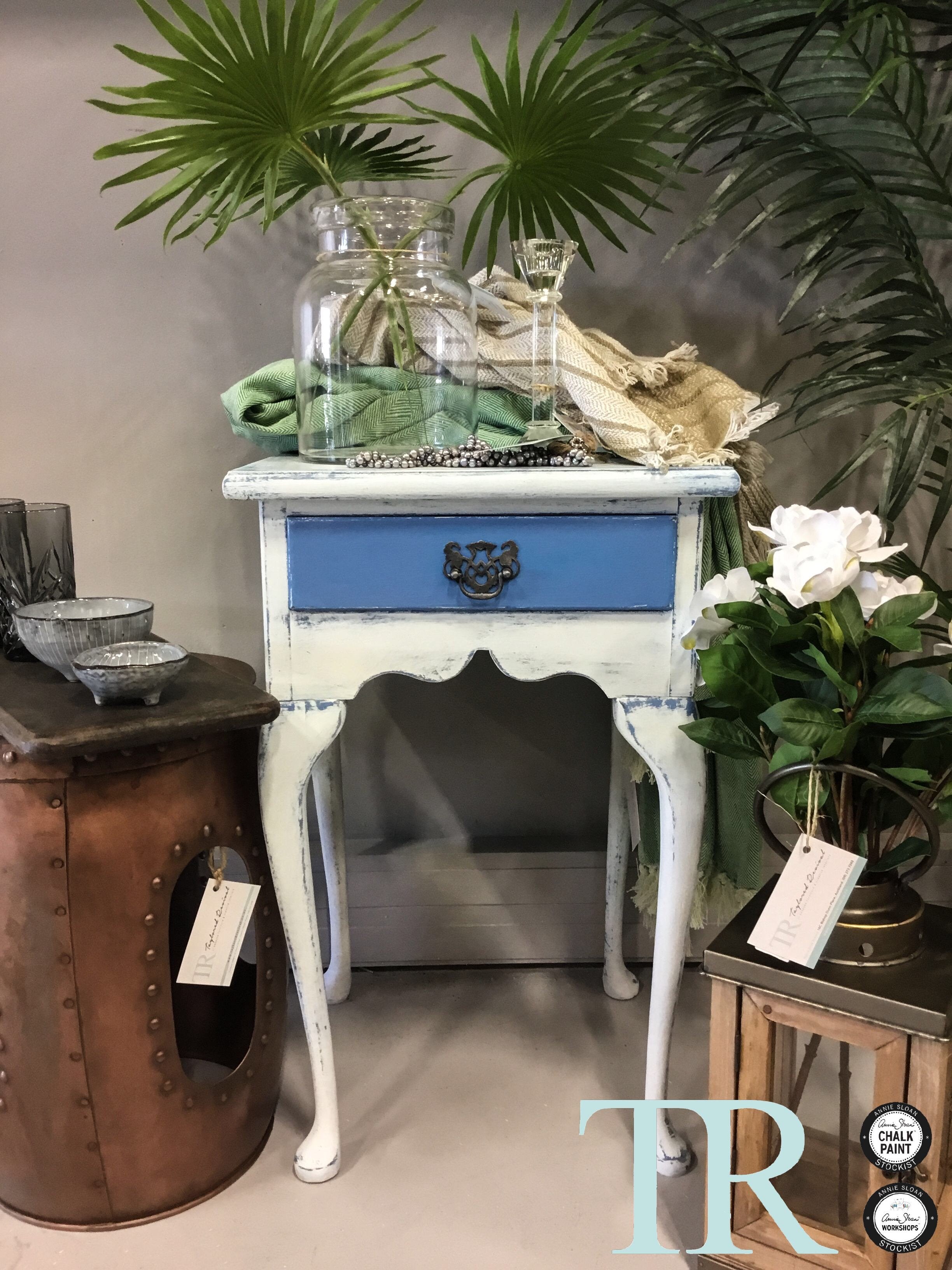 Not For Sale - Alina: Queen Anne style mahogany bedside table