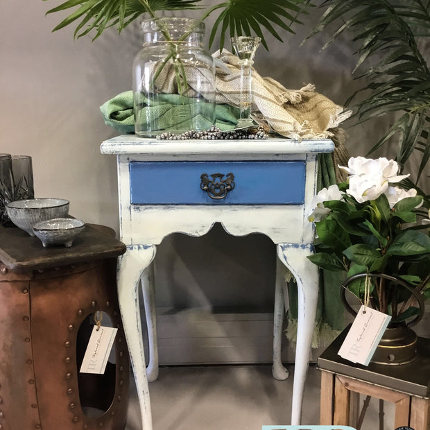 Not For Sale - Alina: Queen Anne style mahogany bedside table