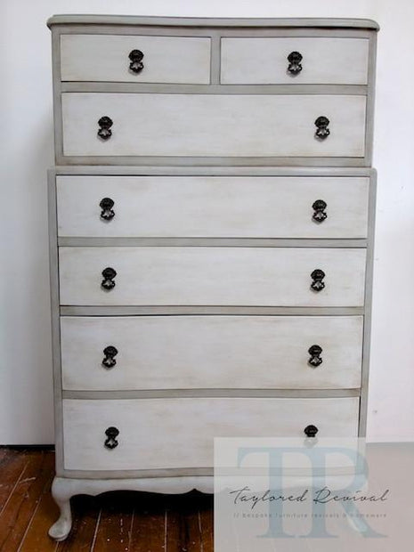Not For Sale - Laura: Queen Anne bow front drawers