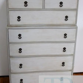 Not For Sale - Laura: Queen Anne bow front drawers