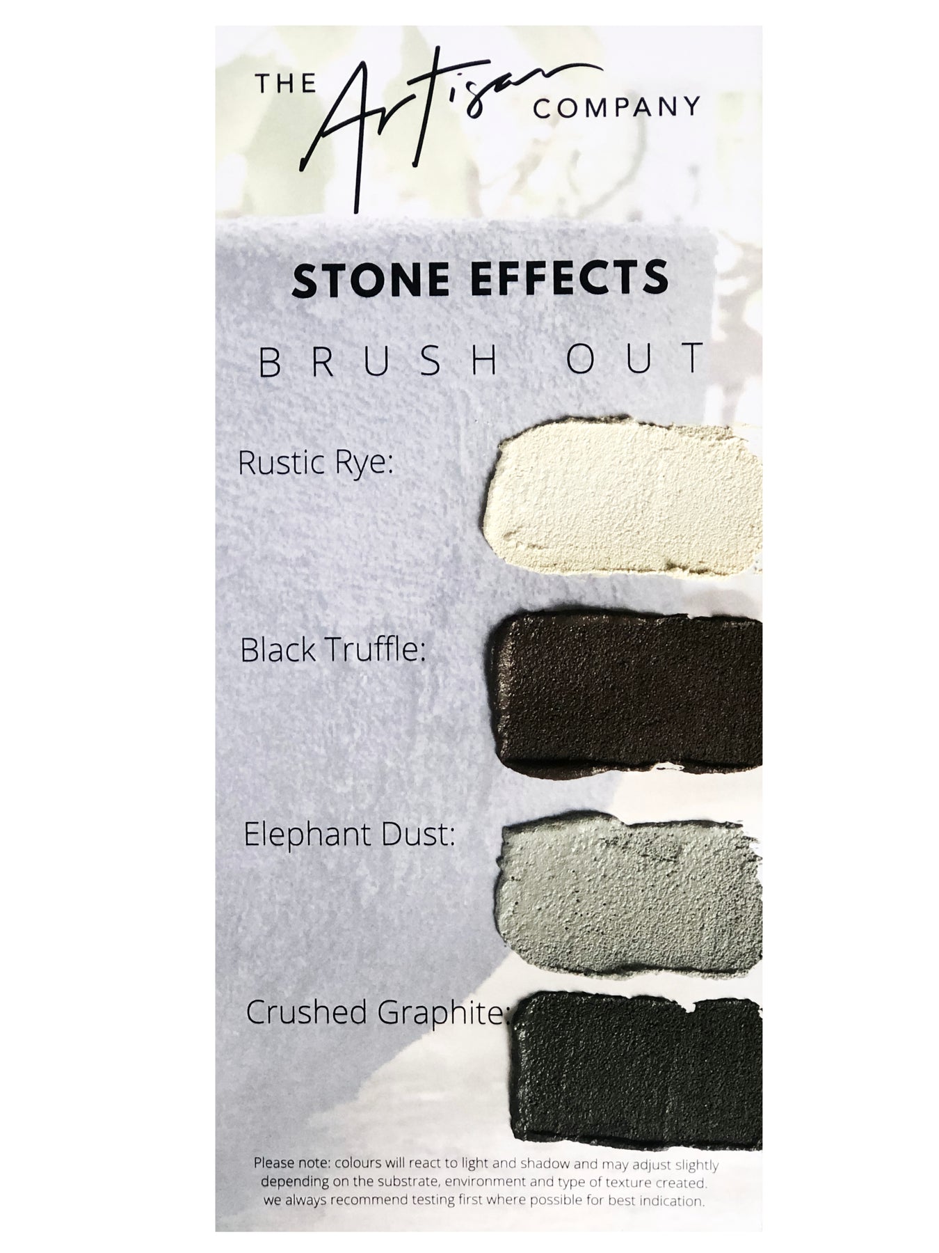 Stone Effect Card Stone Effects โ The Artisan Company