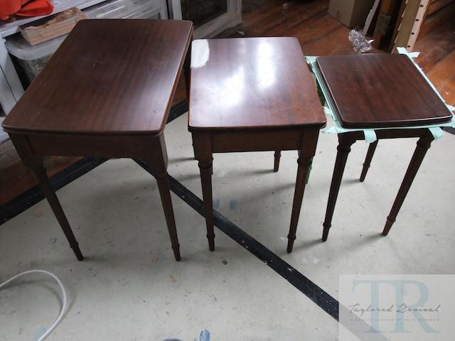 Commissioned nest tables