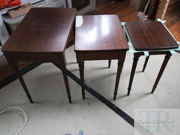 Commissioned nest tables