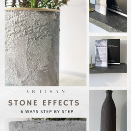 Stone Effects, 6 ways Step by Step and Overview - COMPLIMENTARY TUTORIAL