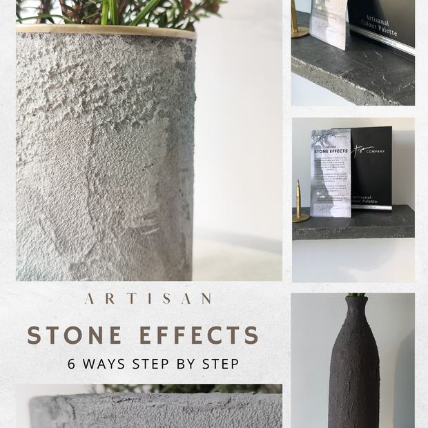 Stone Effects, 6 ways Step by Step and Overview - COMPLIMENTARY TUTORIAL