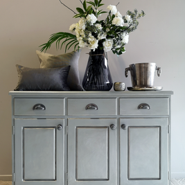 Not For Sale - Commissioned  Hand Painted Sideboard
