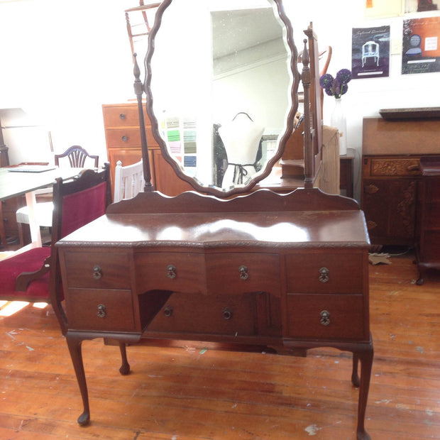 Not For Sale - Commissioned Antique Dressing table in Graphite