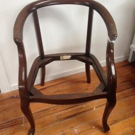 Commissioned chair and table set in Country Grey